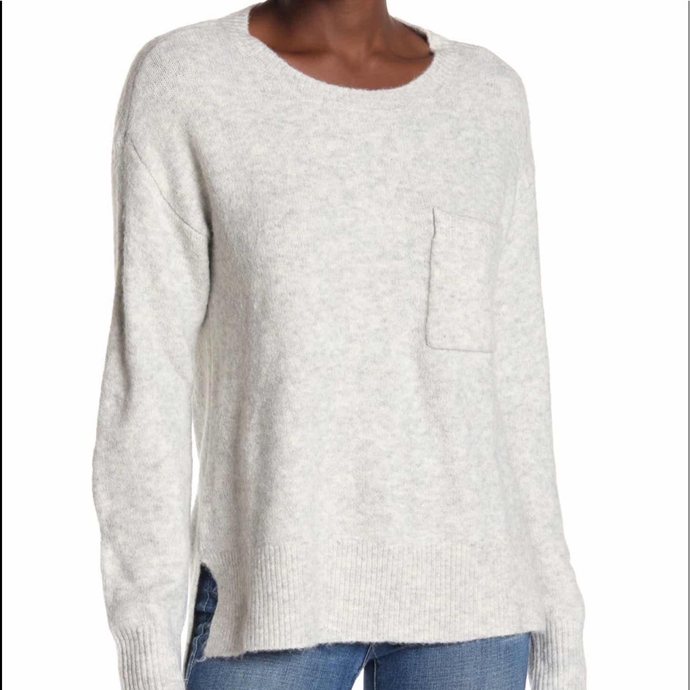 SANCTUARY “FUZZY KNIT POCKET” SWEATER IN 3 COLORS - Picture 5 of 6